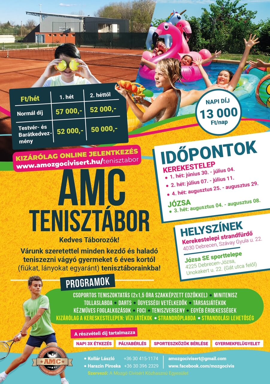Tenisztábor_2025_Plakát Tenisztábor 2025 Plakát